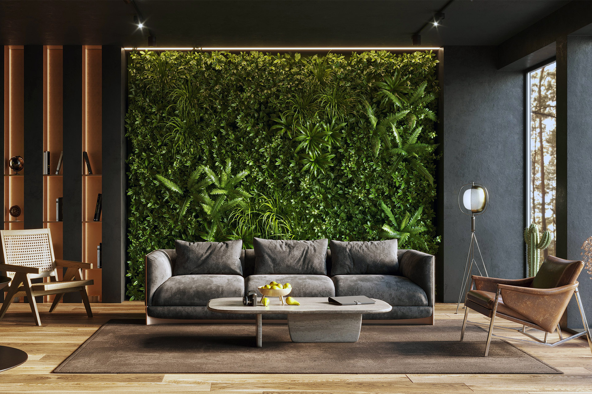 Zielone ściany z żywych roślin – nie dla każdego